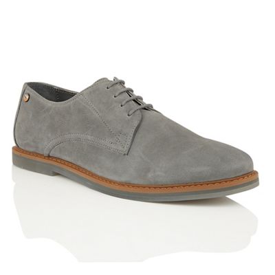 Frank Wright Pewter Leather 'Woking II' mens lace up shoes
